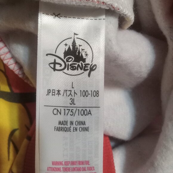 Disney Women's Mickey Mouse & Friends Crewneck Sweatshirt Size L All Over Print - Picture 6 of 8
